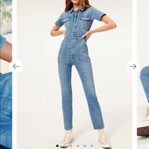 Good American Denim Jumpsuit